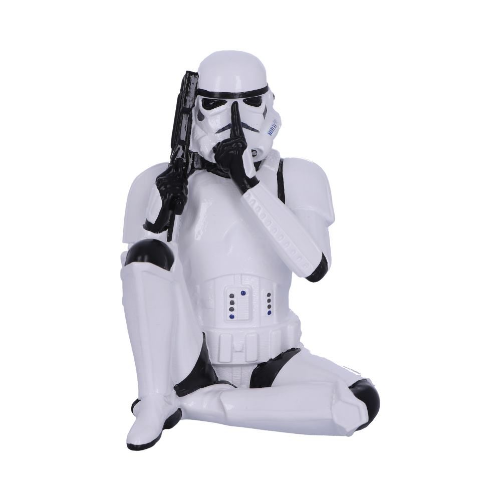 Stormtrooper Cache Bouche Figurine 10cm - flash vidéo