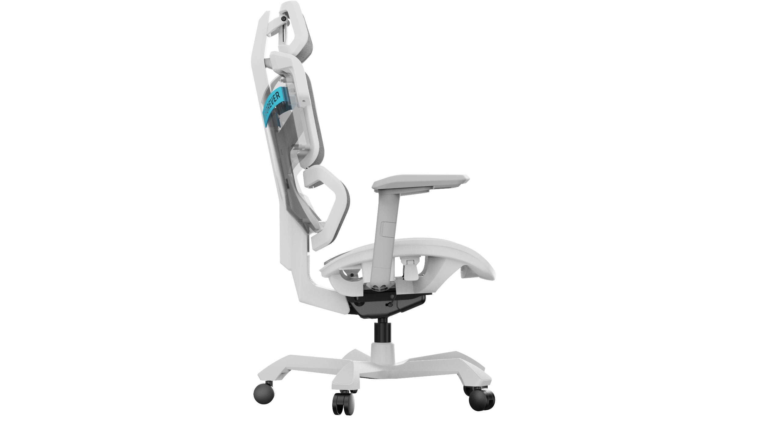 Chaise de bureau ergonomique TGIF ACE Blanche - flash vidéo