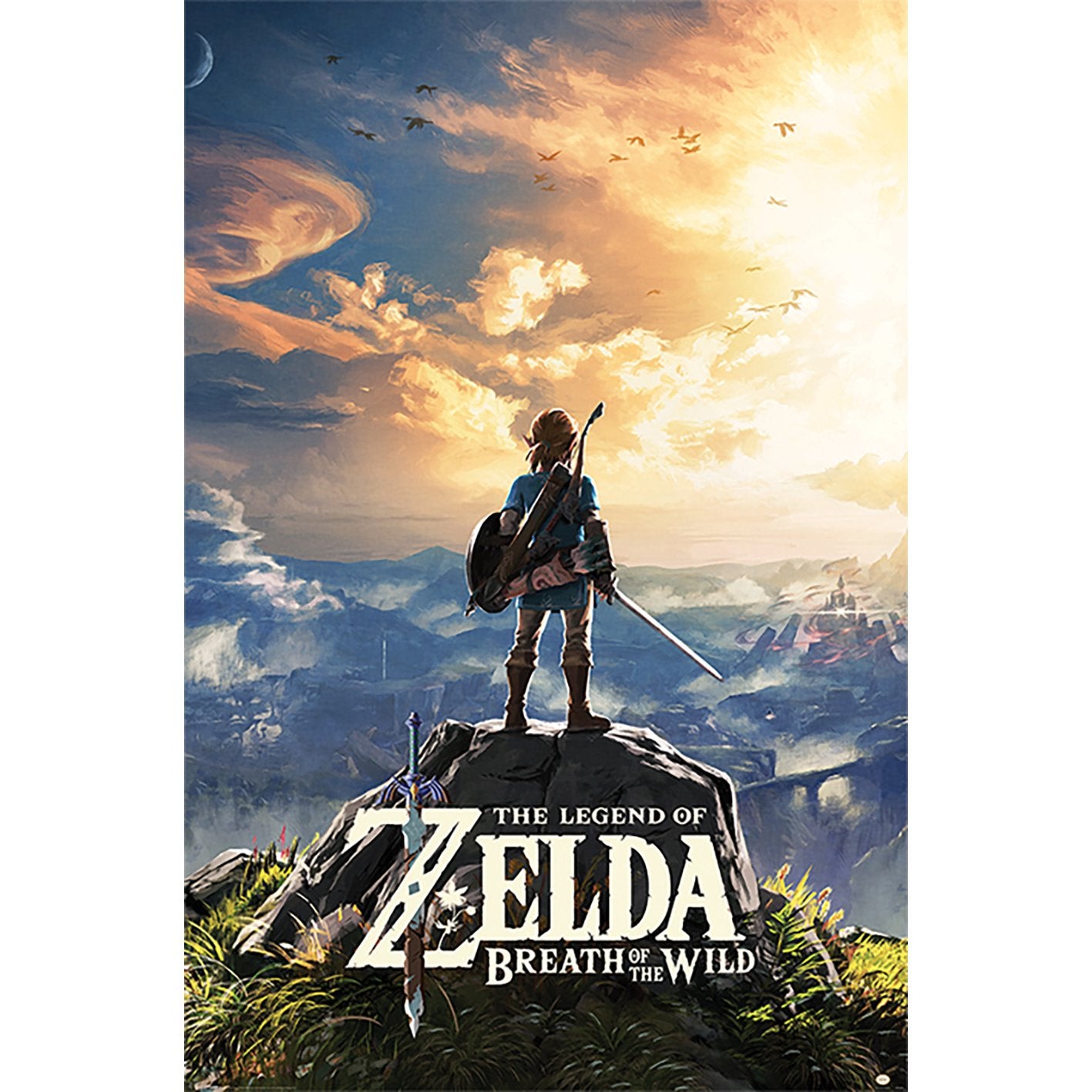 PL 26 - The Legend Of Zelda : Breath Of The Wild (Sunset) - Maxi Poster 91x61cm - flash vidéo