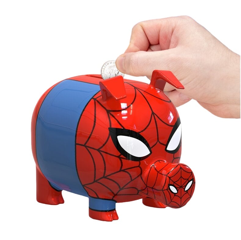 Marvel - Spider-Man - Tirelire en plastique Spider-Ham - flash vidéo