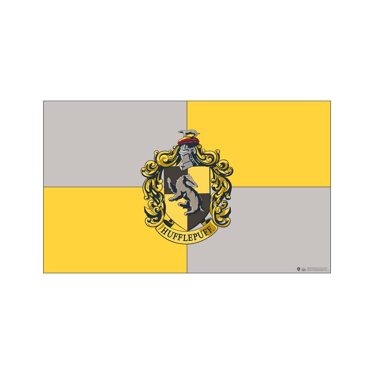 Wizarding World - Harry Potter - Paillasson - Écusson Poufsouffle 45x75cm - flash vidéo