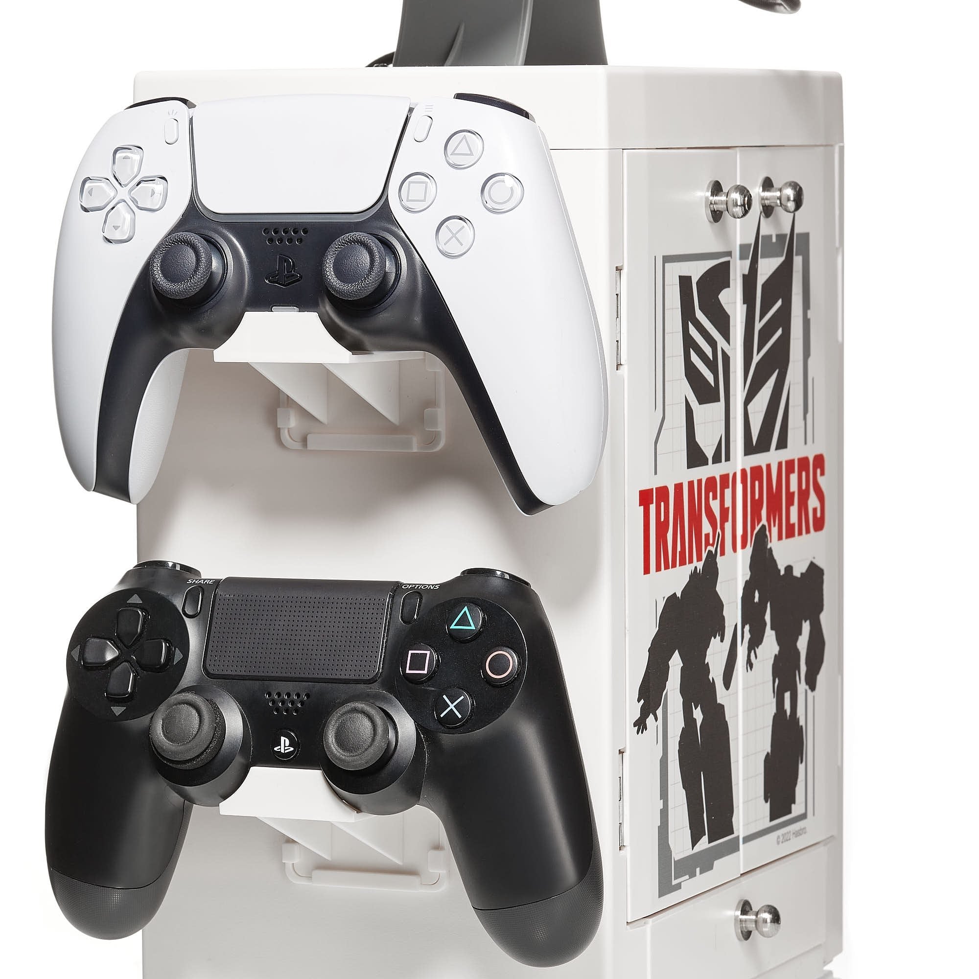 Numskull - Meuble de rangement inspiré de Transformers pour gamer - flash vidéo