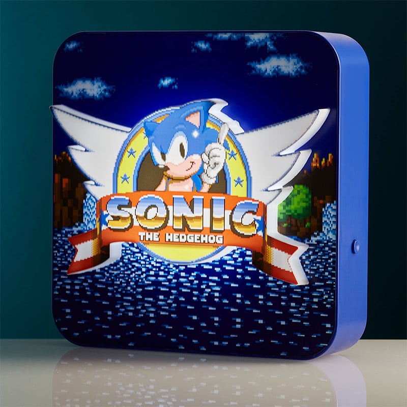 SEGA - Lampe de bureau / Applique murale 3D Sonic the Hedgehog - flash vidéo