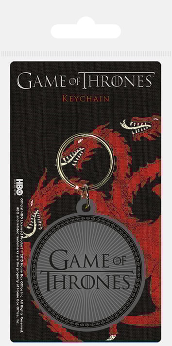 Game of Thrones - Logo Rubber Keychain - flash vidéo