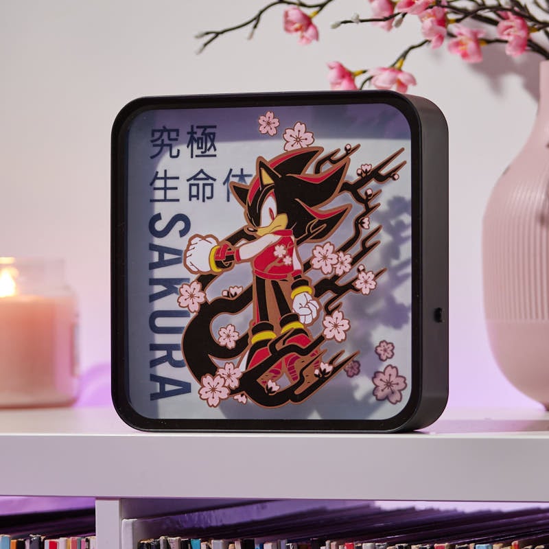 Numskull - Sonic le Hérisson - Lampe en plexiglas Sakura Shadow - flash vidéo