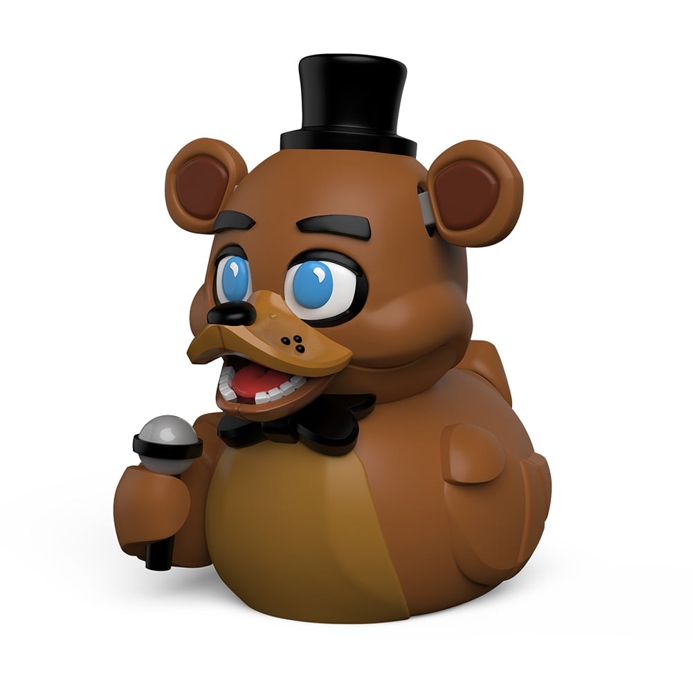 Numskull - TUBBZ Canard de bain - Five Nights at Freddy's - Freddy (Première Édition) - 9cm - flash vidéo