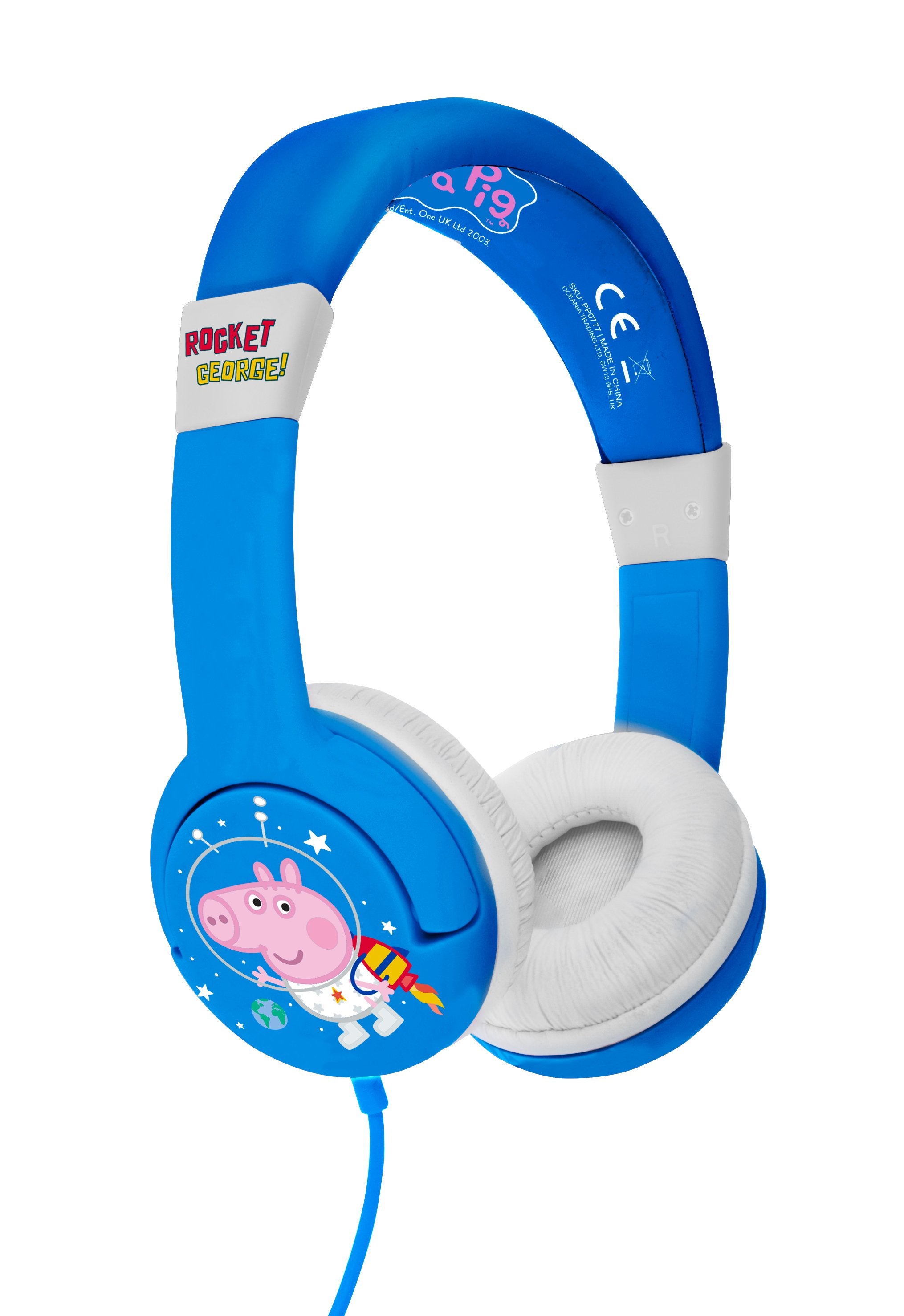 Peppa Pig - Casque audio Rocket George pour enfants - flash vidéo