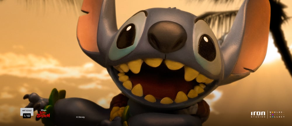 Iron Studios - Art Scale 1/10 - Disney Classics - Stitch Hula Hula Statue 17cm - flash vidéo
