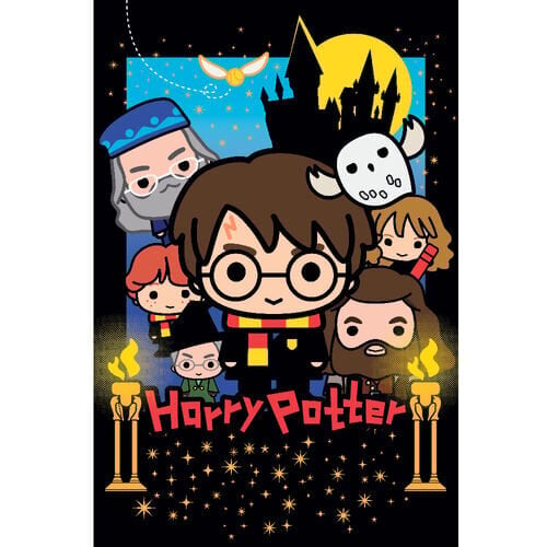 Harry Potter - Puzzle lenticulaire Harry Potter Chibi avec peluche 300 pcs 31x23 cm - flash vidéo
