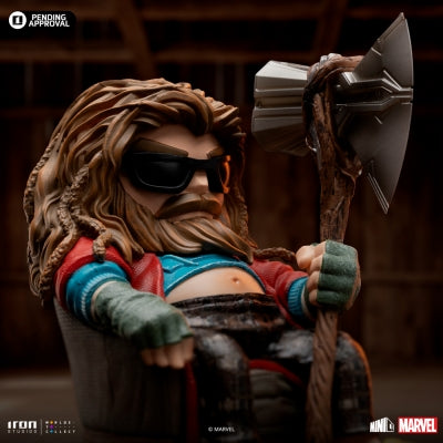 Iron Studios - MiniCo - Marvel - Avengers : Endgame - Bro Thor Statue 12cm - flash vidéo