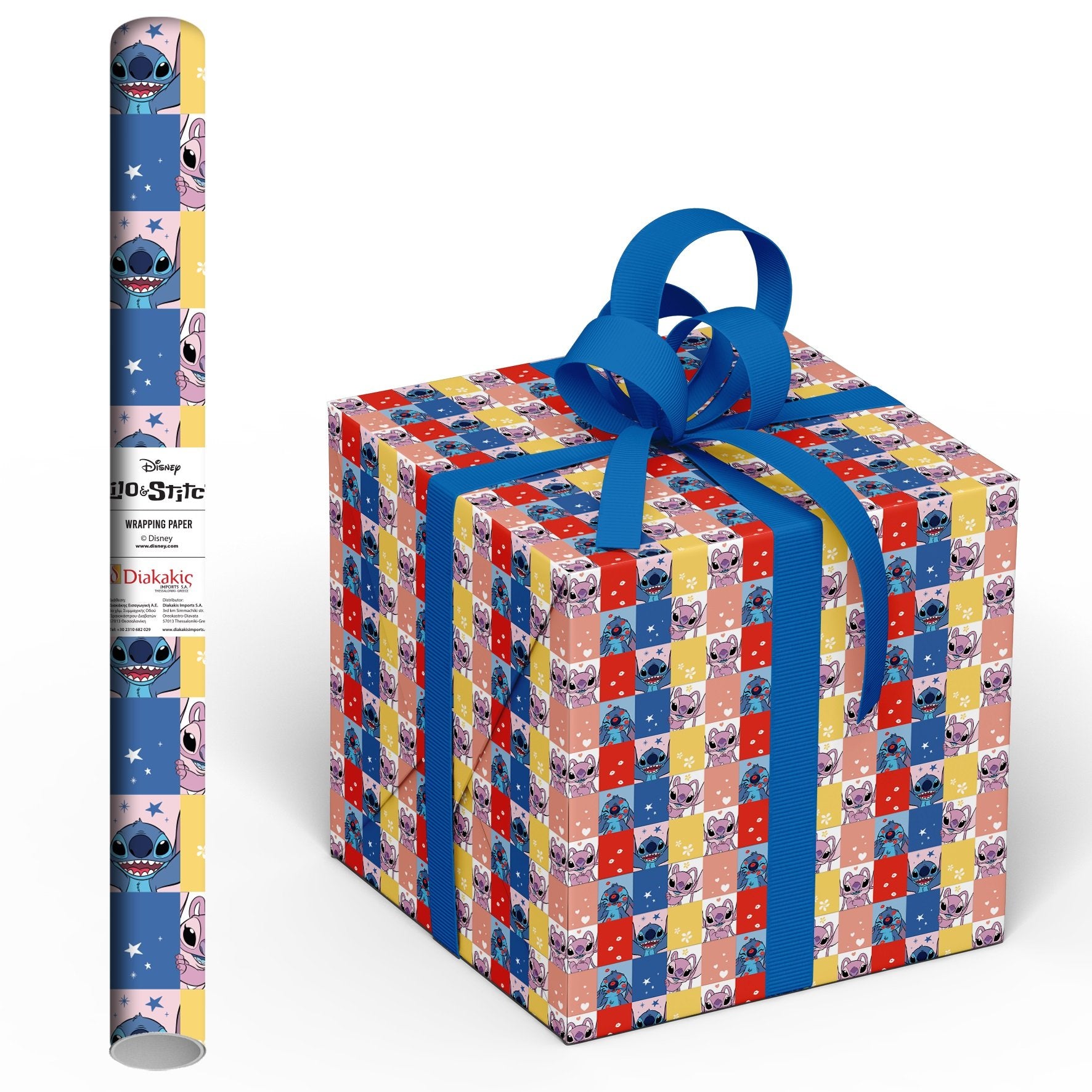 Disney - Papier cadeau Lilo et Stitch 70cm x 200cm - flash vidéo