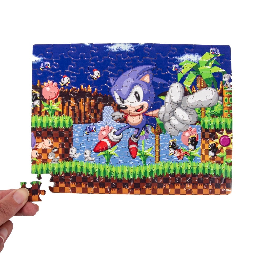 Sonic the Hedgehog - Coffret mug 3D et puzzle - flash vidéo