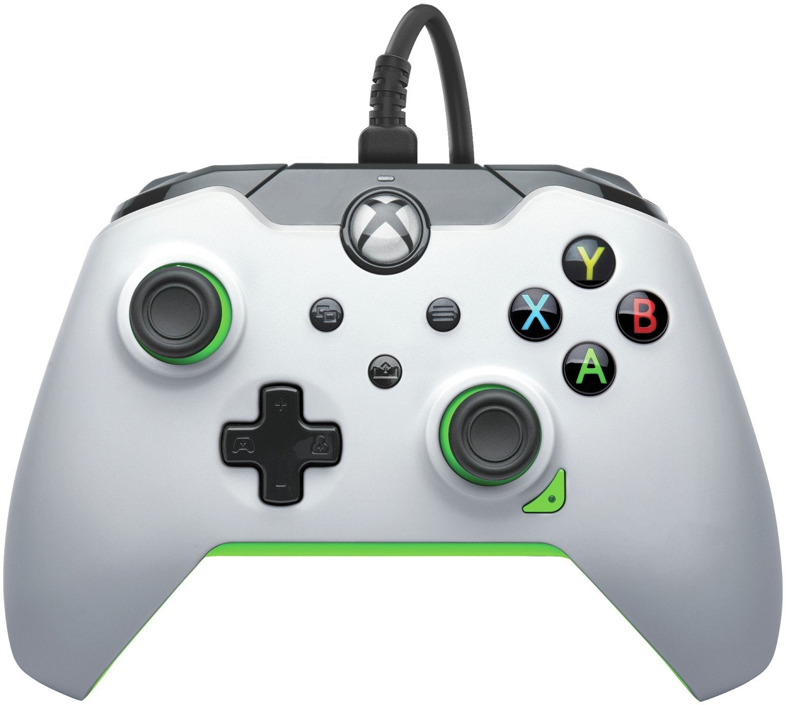 PDP - Manette de jeu filaire Neon White pour Xbox Series X|S, Xbox One et Windows 10 - flash vidéo