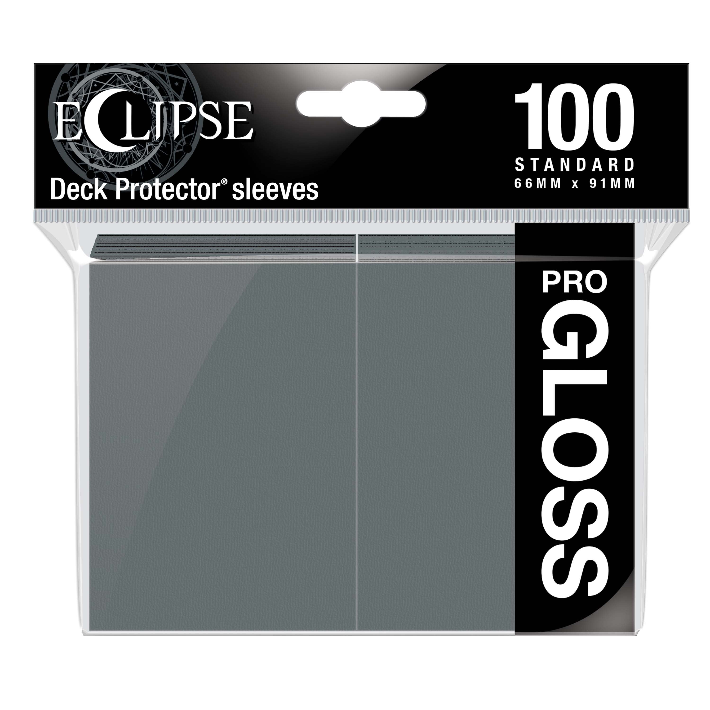 Ultra Pro - Eclipse Gloss Sachet de 100 protèges cartes standard Gris Fumée (66 x 91 mm) - flash vidéo