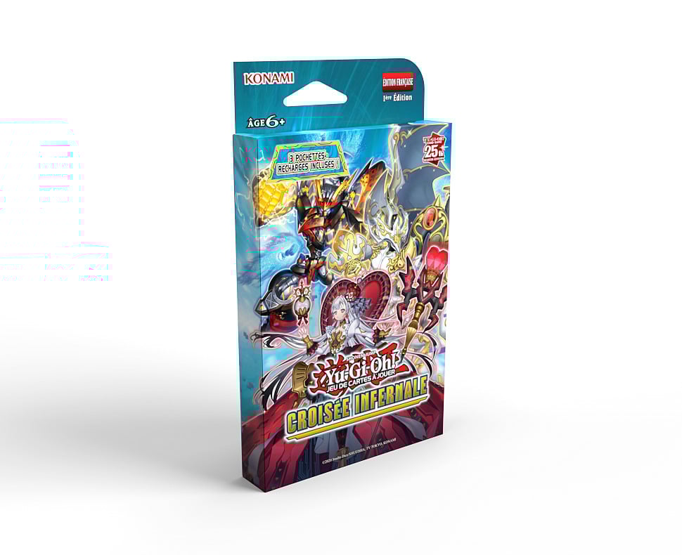 Yu-Gi-Oh! JCC - Pack de 3 Boosters Croisée Infernale (Blister cartonné) - flash vidéo