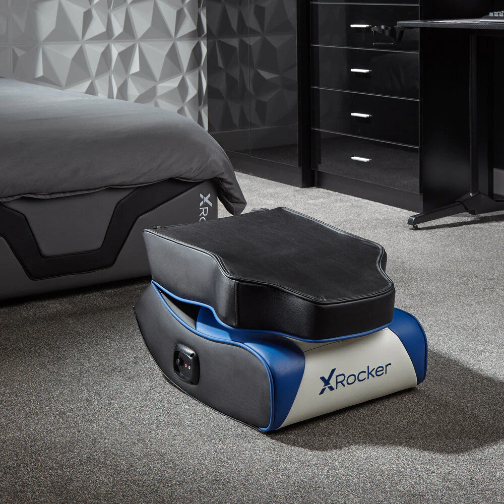 X Rocker - Siège de jeu pliable PlayStation Geist 2.0 Floor Rocker ver.2 - Blanc - flash vidéo