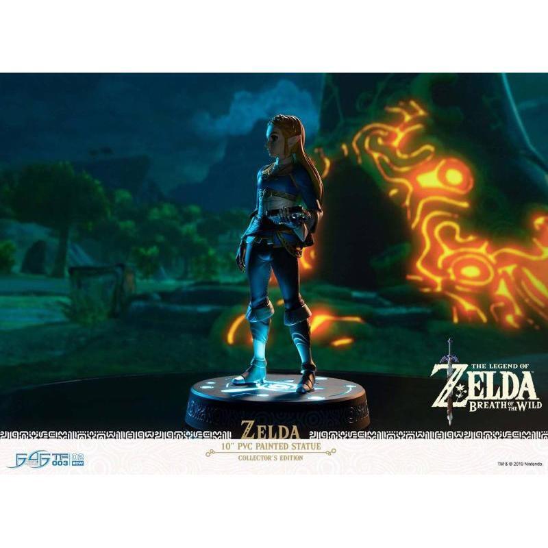 First 4 Figures - The Legend of Zelda : Breath of the Wild - Princesse Zelda Statue Edition Collector 25cm - flash vidéo
