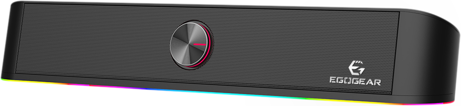 EgoGear - Barre de son de bureau RGB SAU50 - flash vidéo