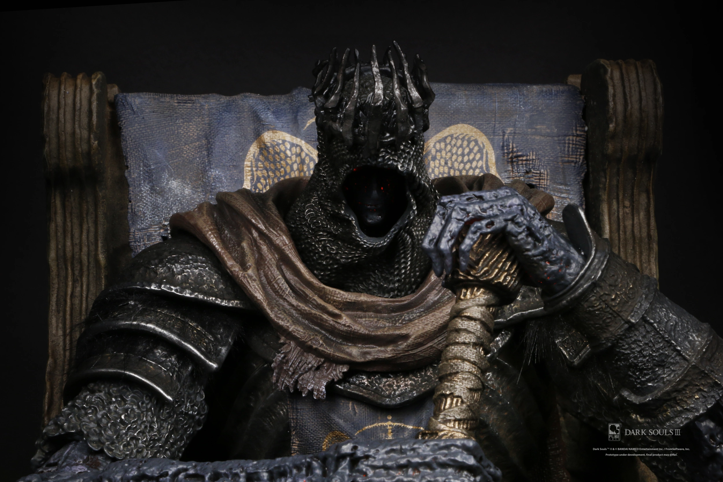 PureArts - 1:12 Scale Statues - Dark Souls 3 - Yhorm Statue 52cm - flash vidéo