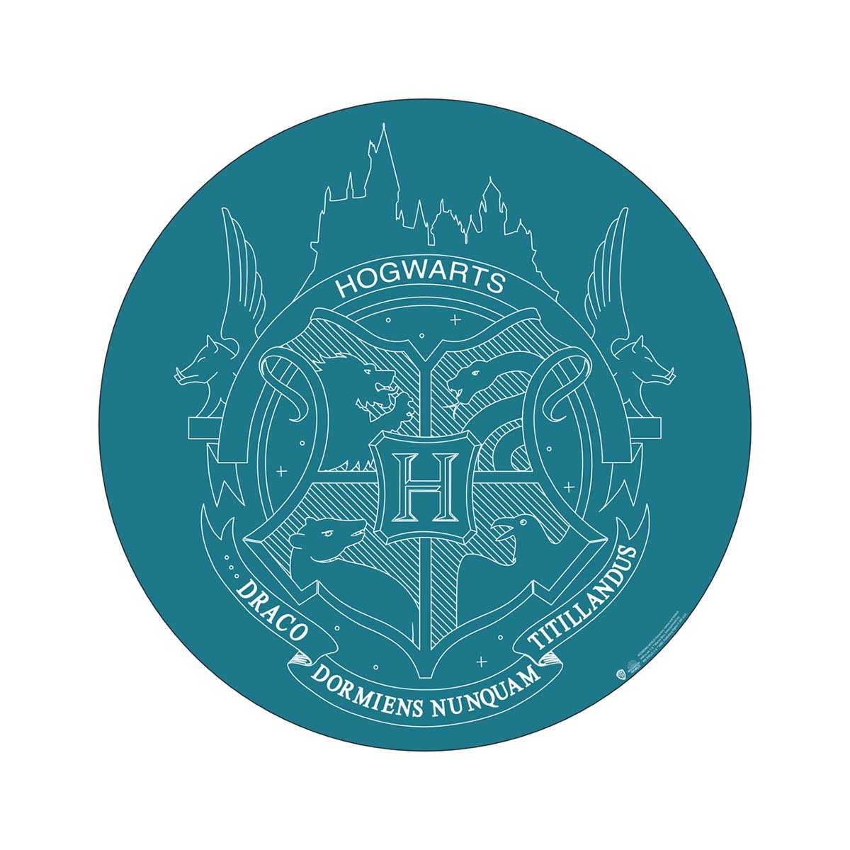 Wizarding World - Harry Potter - Paillasson - Magie de Poudlard 120x120cm - flash vidéo