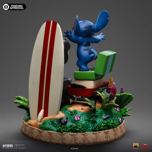 Iron Studios - Deluxe Art Scale 1/10 - Disney Classics - Lilo et Stitch Statue 20cm - flash vidéo