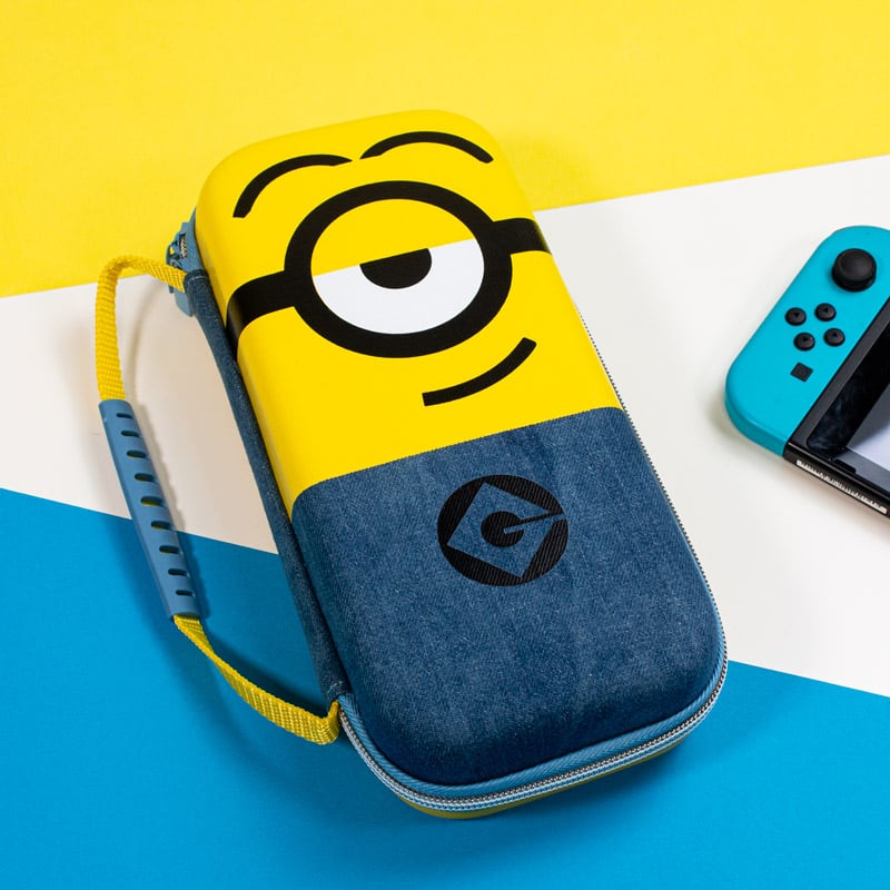Minions - Housse de transport officielle Stuart pour Nintendo Switch - flash vidéo