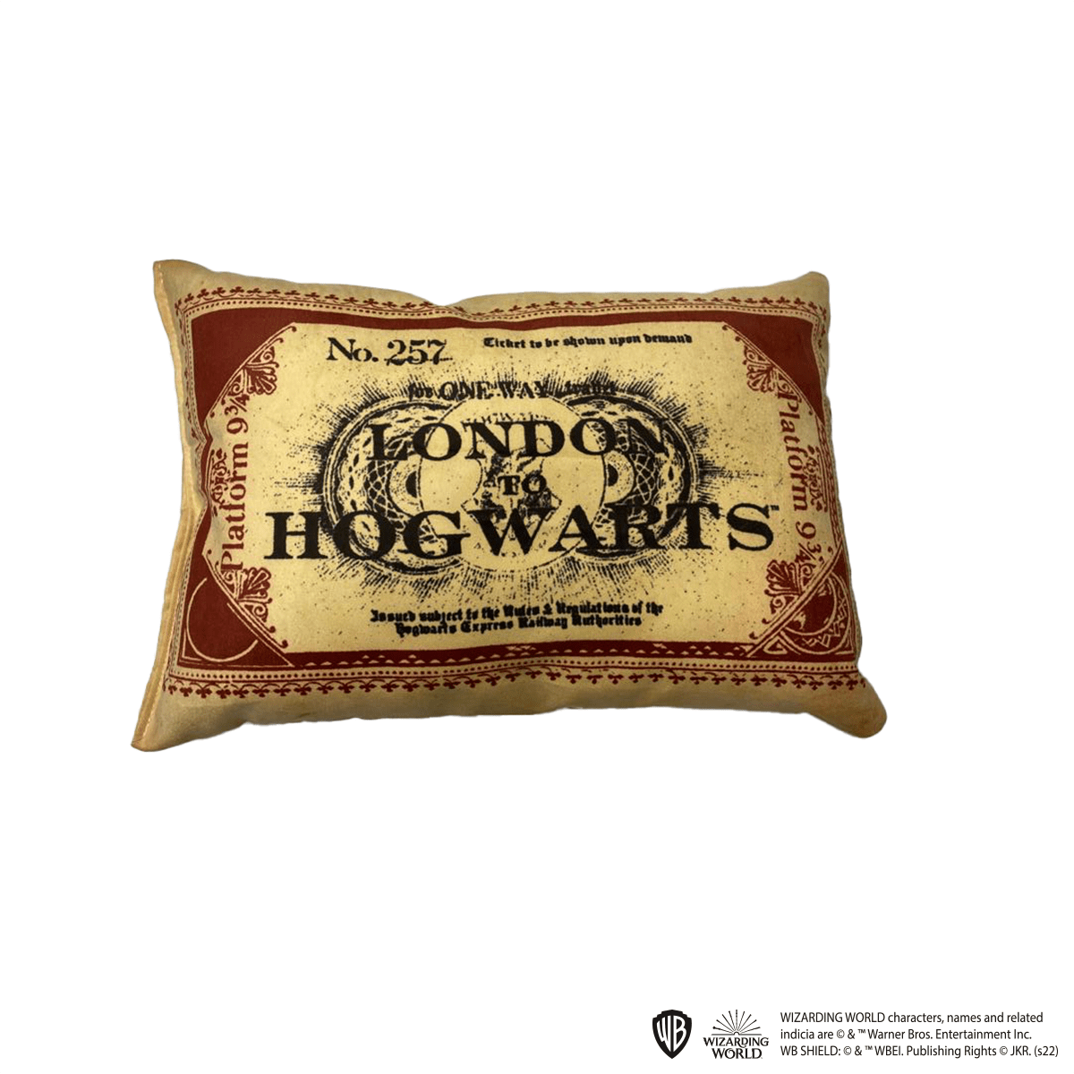 Wizarding World - Harry Potter - Coussin - Ticket Poudlard Express - flash vidéo