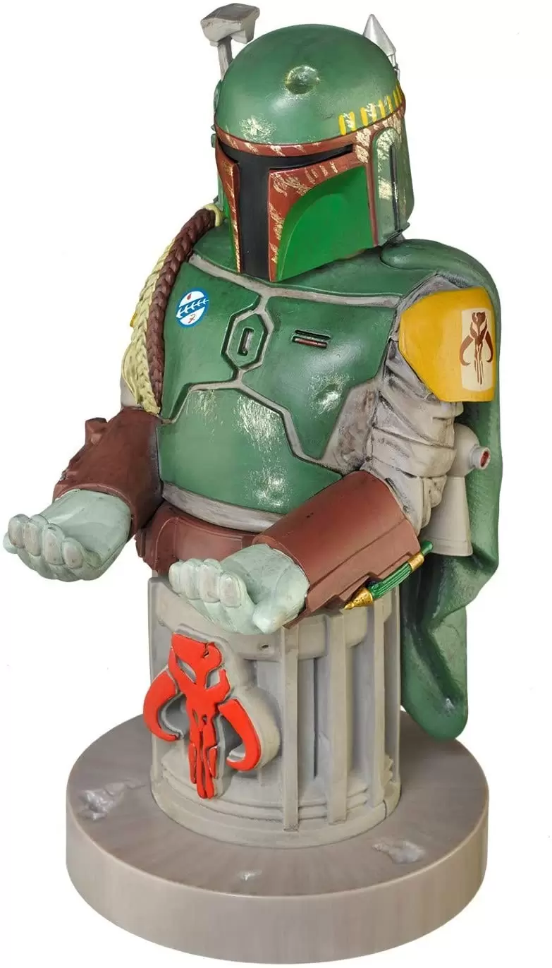 Cable Guys - Star Wars - Boba Fett Support Chargeur pour Téléphone et Manette - flash vidéo