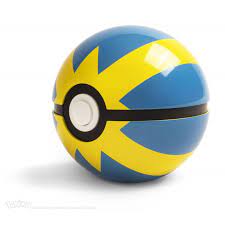 Pokémon - Réplique électronique de la Rapide Ball en métal moulé - flash vidéo