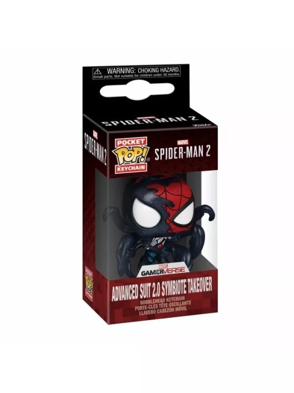 Funko Pocket Pop! Keychain: Spider-Man 2 - Advanced Suit 2.0 Symbiote Takeover - flash vidéo