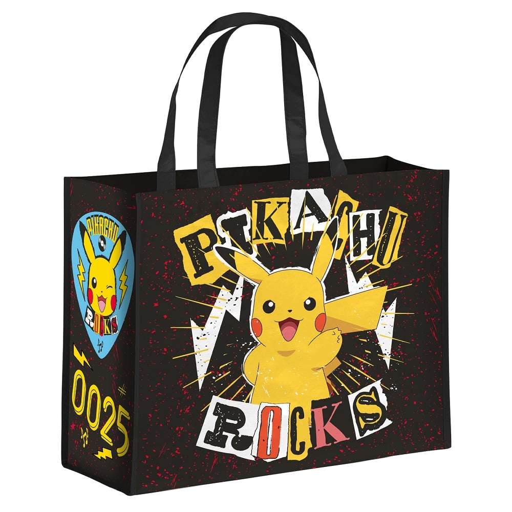 Pokémon - Sac de courses Pikachu "ROCKS" - flash vidéo