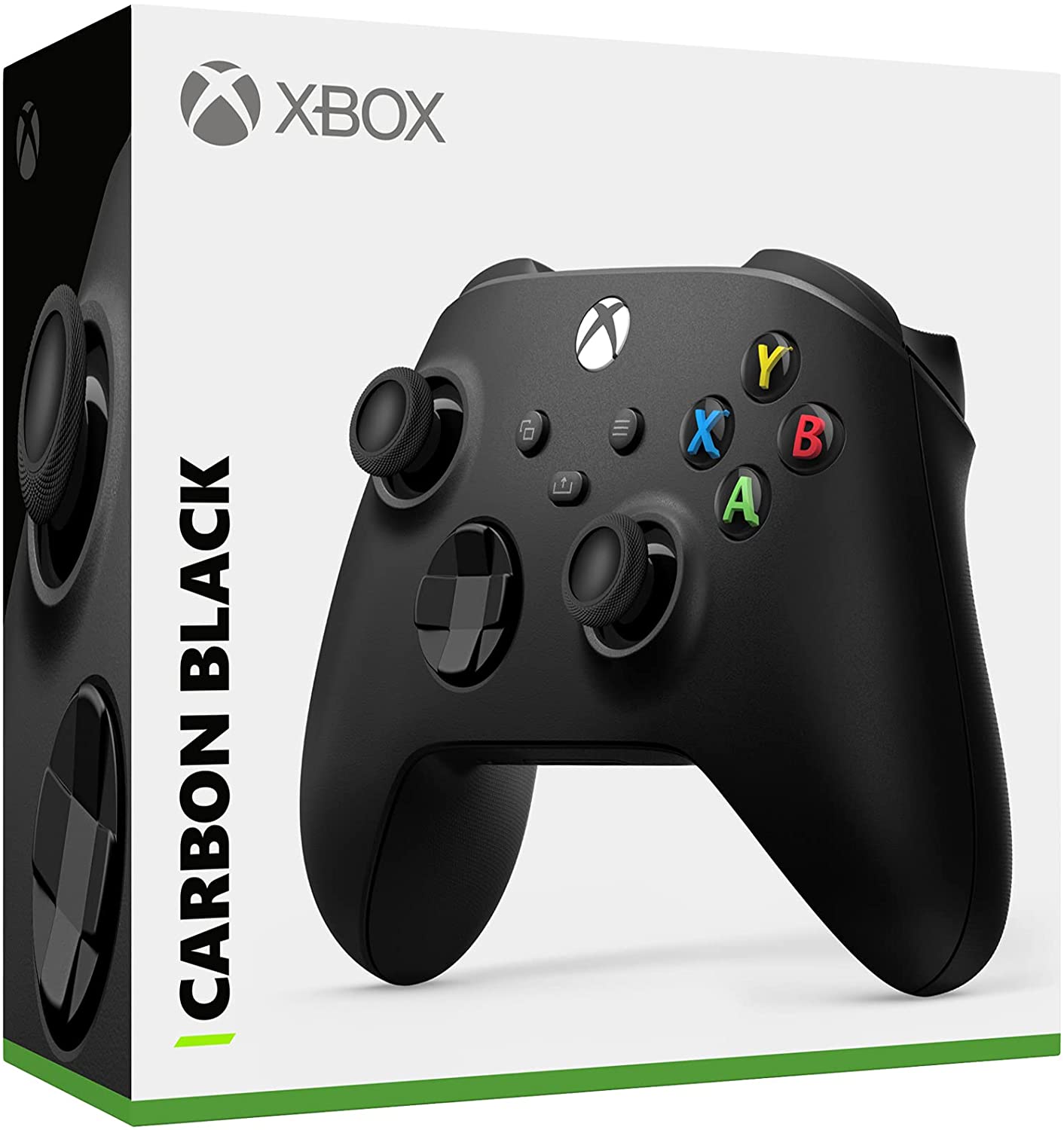 Manette sans fil Xbox Carbon Black pour Xbox Series X|S, Xbox One, Windows 10 et Mobile - flash vidéo