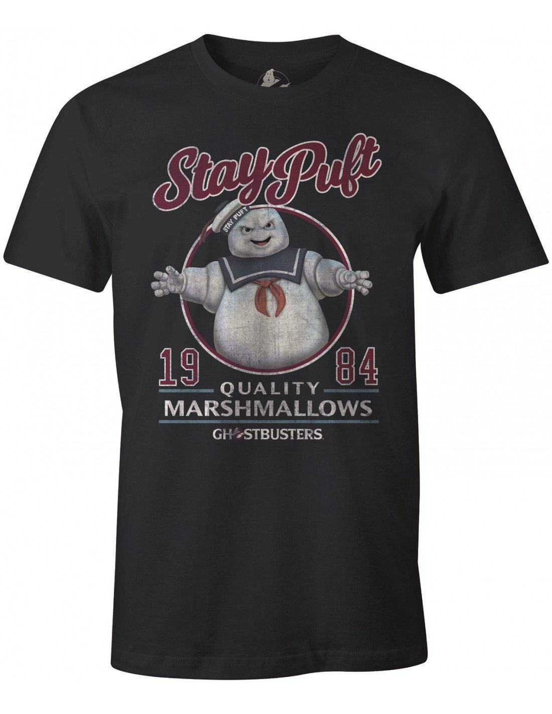 SOS Fantômes - T-shirt Blue Marine Hommes Stay Puft - L - flash vidéo