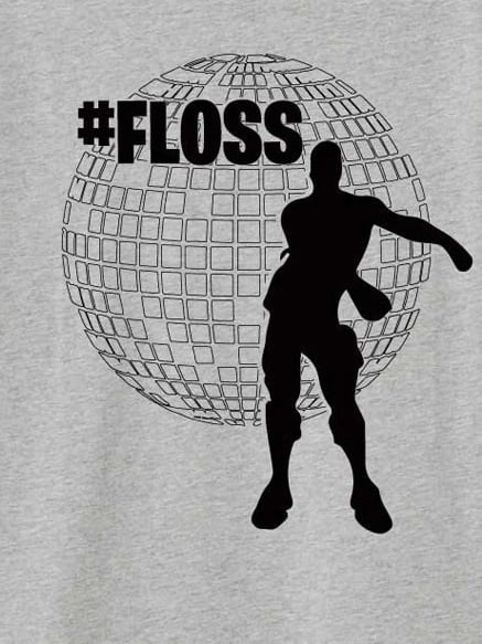 Fortnite - Floss Grey T-Shirt XXL - flash vidéo