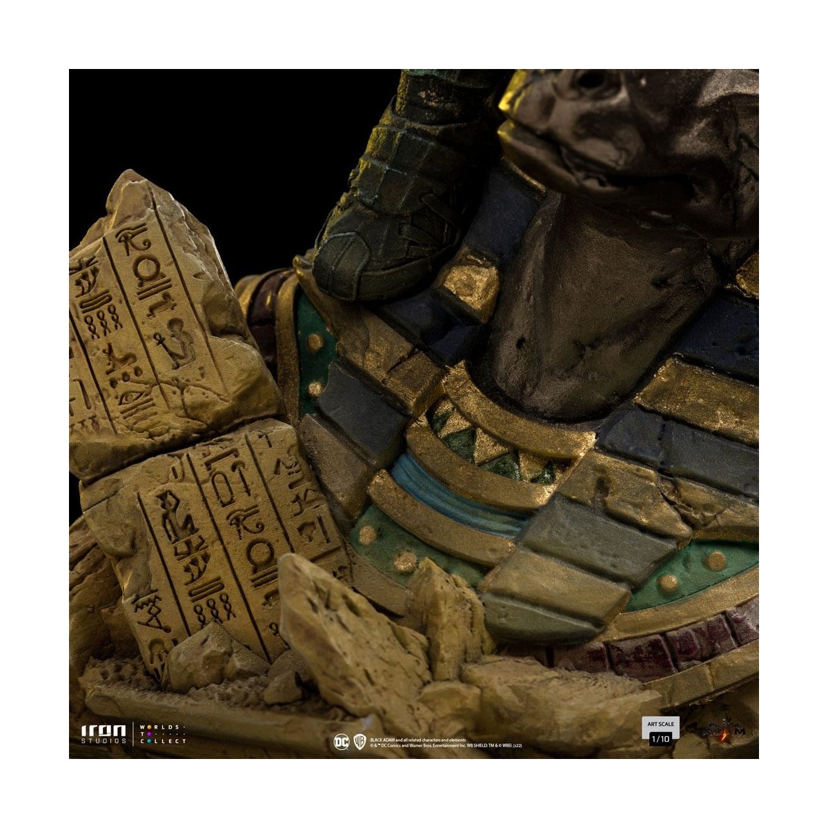 Iron Studios - Arts Scale 1/10 - DC Comics - Black Adam - Black Adam Statue 27cm - flash vidéo
