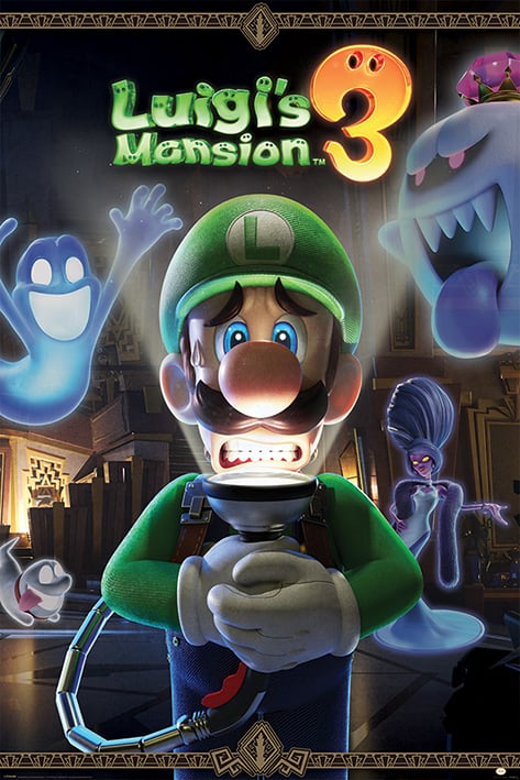 Luigi's Mansion 3 Maxi Poster - flash vidéo