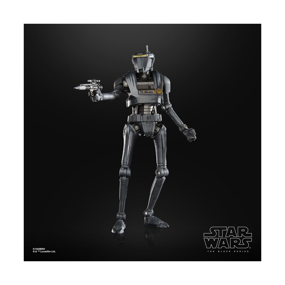 Star Wars The Black Series - Figurine d'action de Droïde de sécurité de la Nouvelle République 15cm - flash vidéo