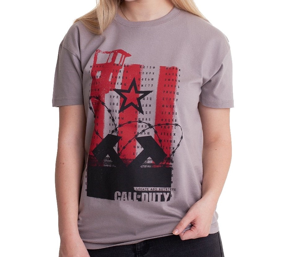Call of Duty: Cold War T-Shirt "Wall" Gris Clair XL - flash vidéo