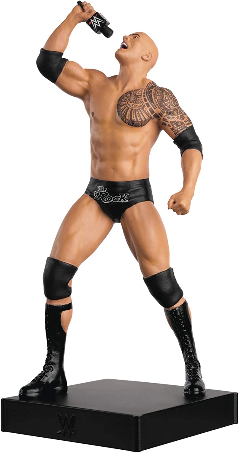 WWE - Figurine de The Rock au 1:16 - flash vidéo