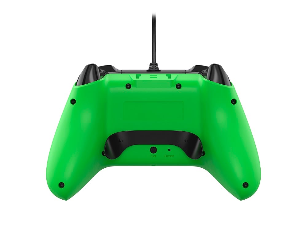 EgoGear - Manette filaire SC10 Verte avec port audio pour casque pour PS4, PS3 et PC - flash vidéo