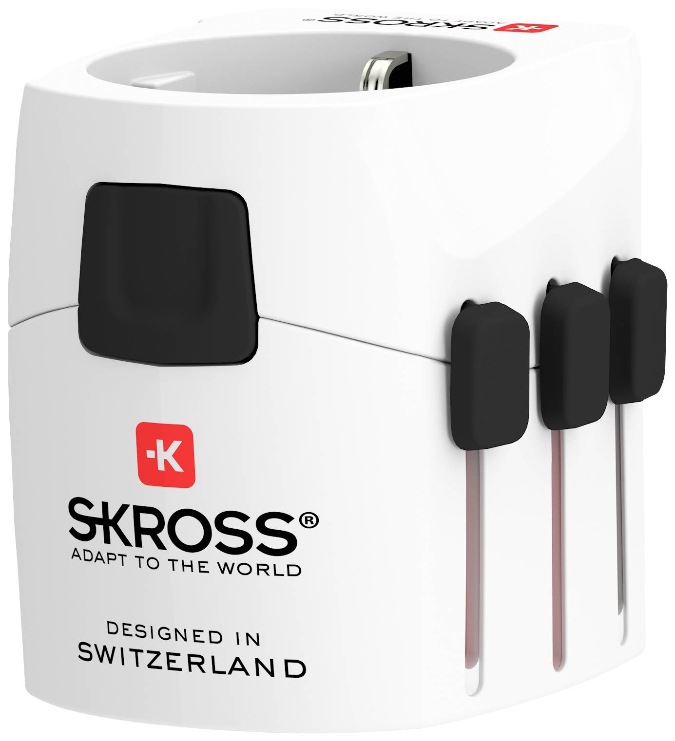 SKROSS - World Travel Adapter with Ground Plugs, without Schuko Top ( no swiss/italy ) - flash vidéo