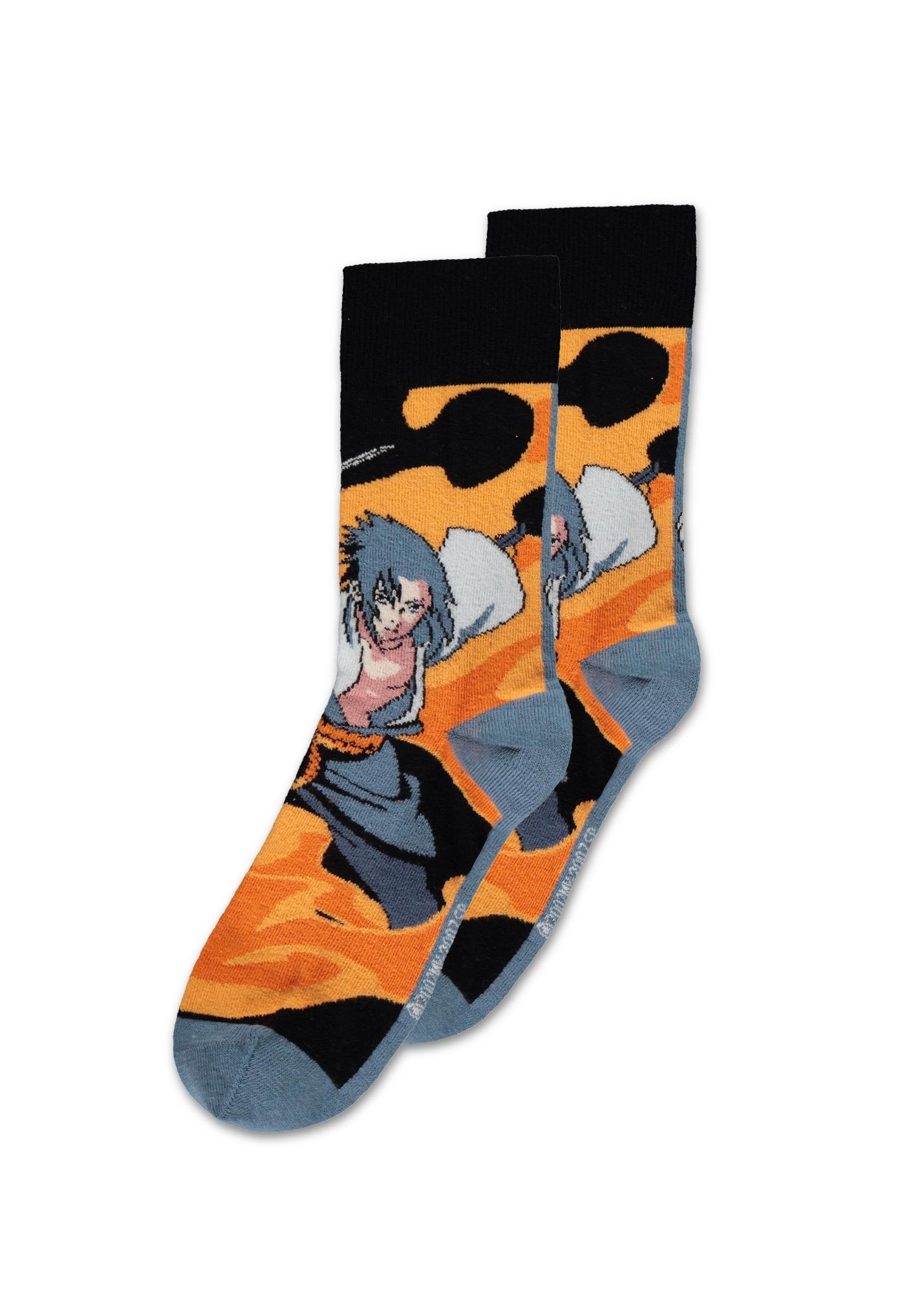 Naruto Shippuden - Pack de 5 paires de chaussettes pour homme (Taille 43/46) - flash vidéo