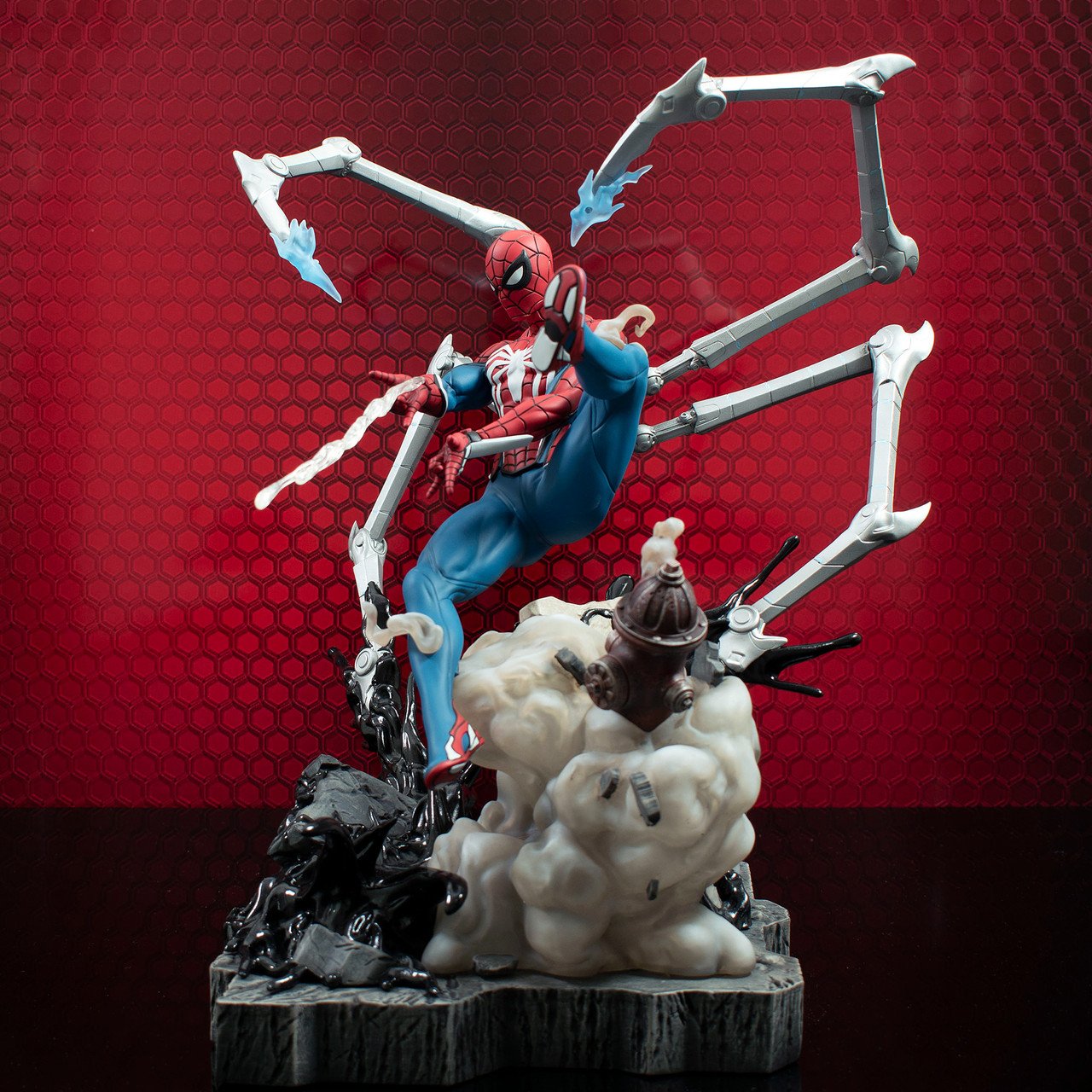 Diamond Select Toys - Marvel Gallery Gamerverse - Spider-Man 2 Deluxe Statue PVC 29cm - flash vidéo