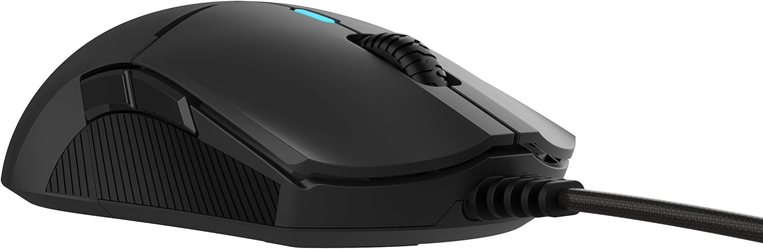 QPAD - DX-900 - Souris de jeu optique sans fil/filaire noire - flash vidéo