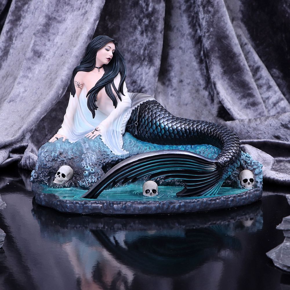 Sirens Lament - Figurine d'enchantresse sirène 22cm - flash vidéo