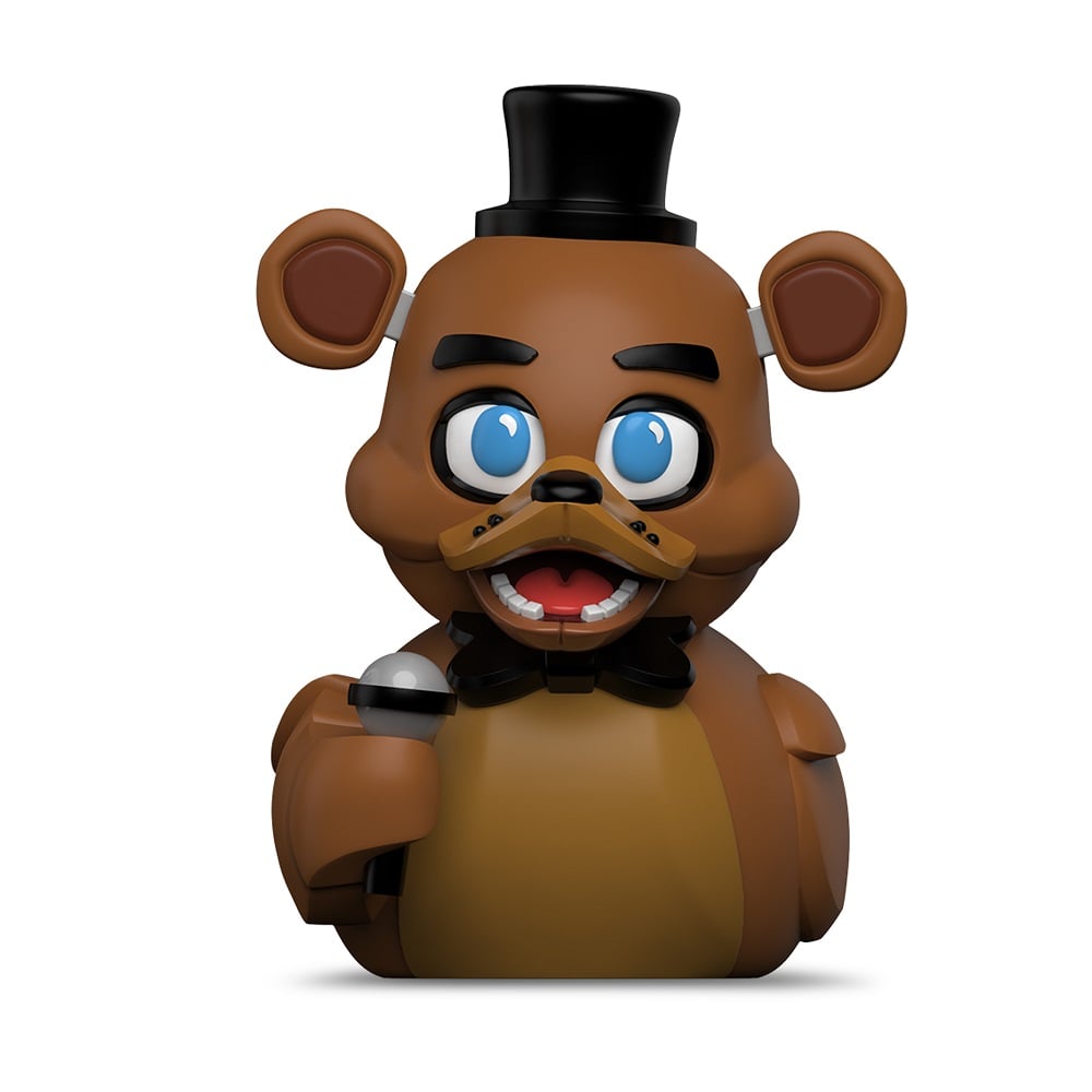 Numskull - TUBBZ Canard de bain - Five Nights at Freddy's - Freddy (Première Édition) - 9cm - flash vidéo