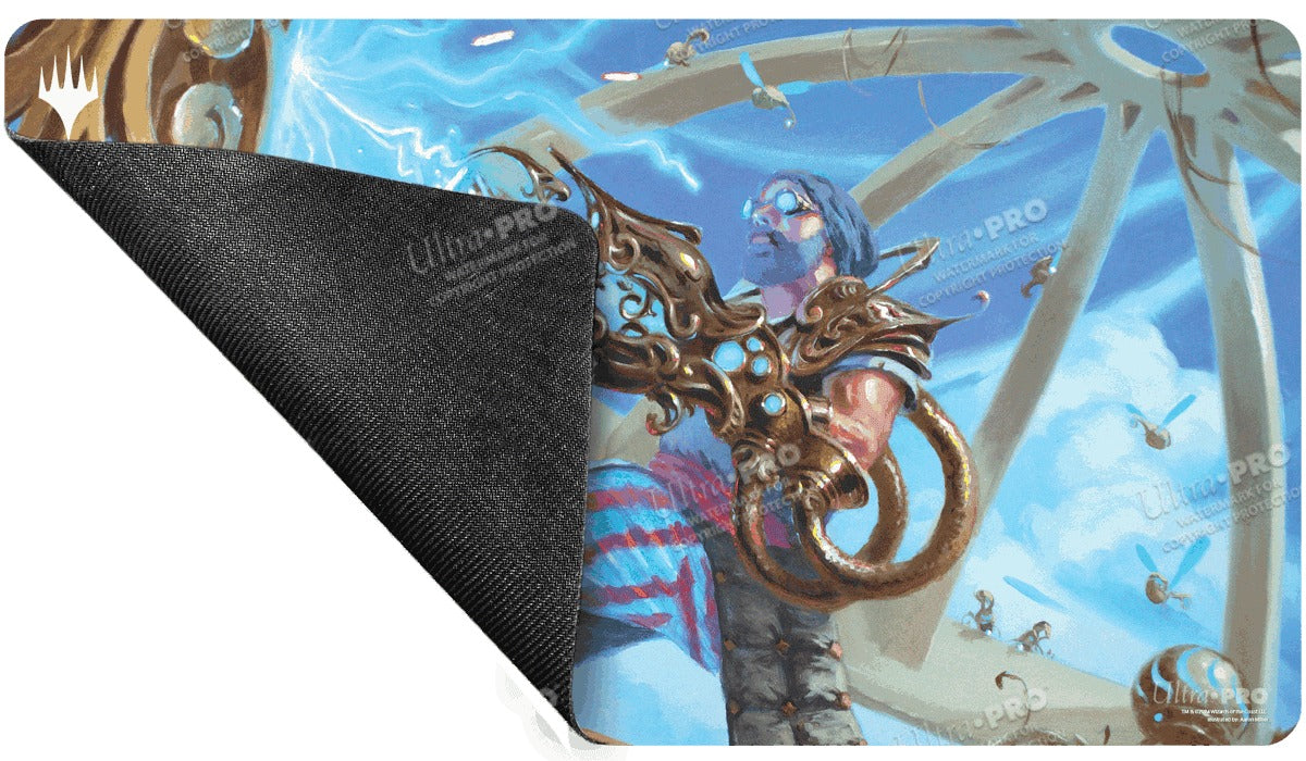 Ultra Pro - Magic: The Gathering - Modern Horizons 3 - Tapis de jeu Satya, Génie de l'Aetherflux (60 x 34 cm) - flash vidéo