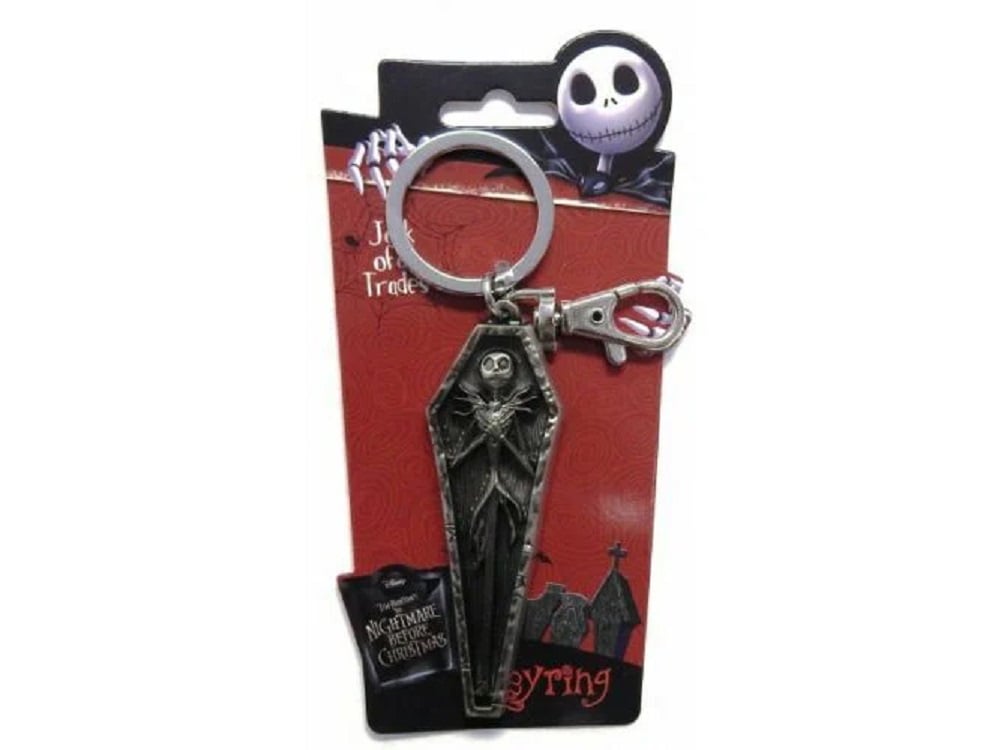 Disney - L'Étrange Noël de monsieur Jack - Porte-clés en étain Jack dans le cercueil - flash vidéo