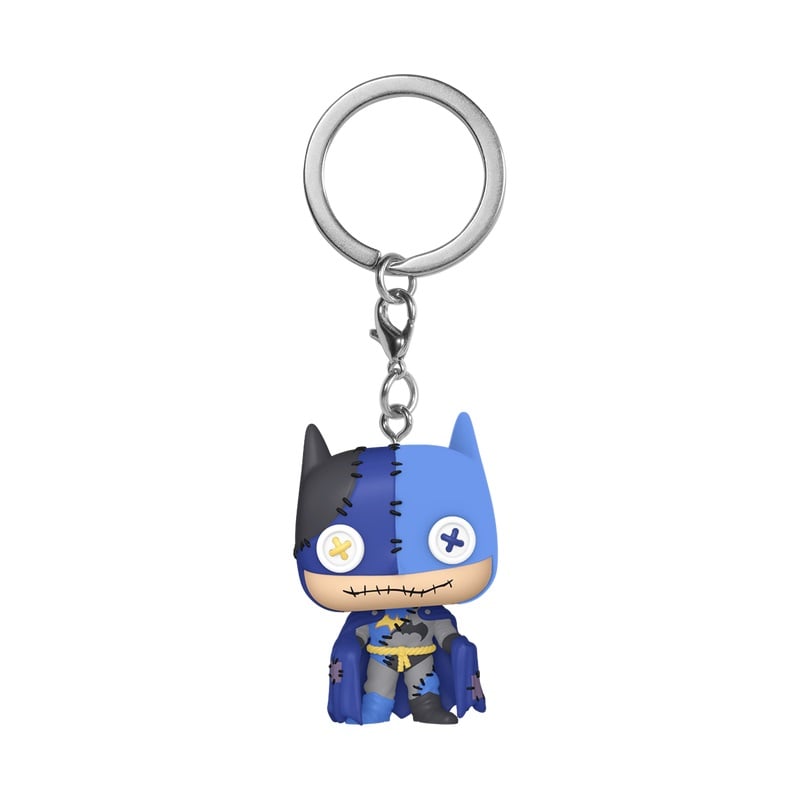 Funko Pocket Pop! Keychain: DC Patchwork - Batman - flash vidéo