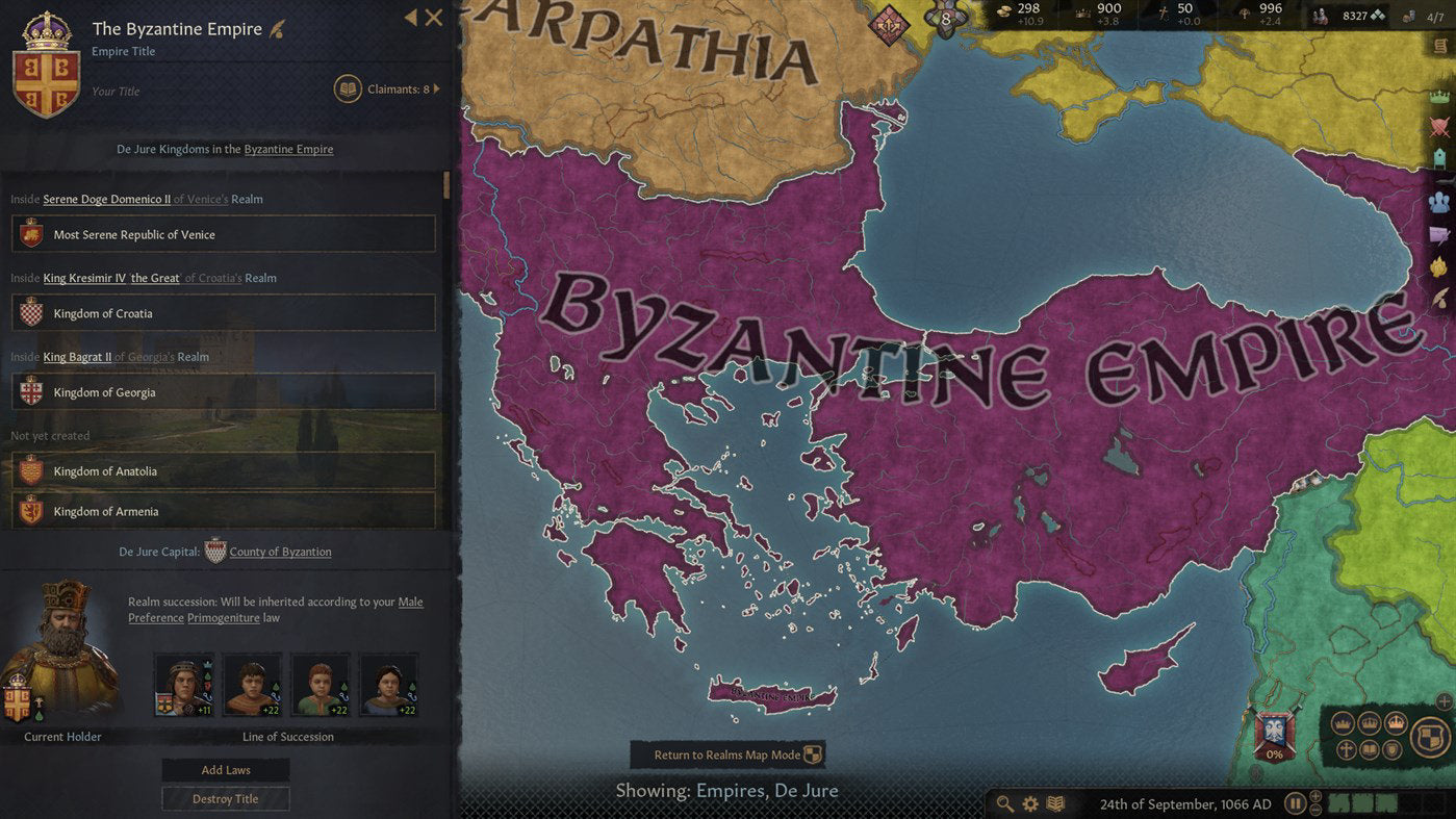 Crusader Kings III Day One Edition - flash vidéo